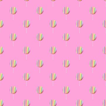 seamless pattern with candys