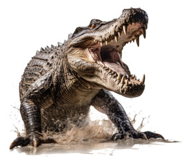 Fototapeta premium crocodile isolated on transparent background