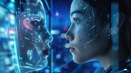 Male engineer using virtual reality gloves and headset to interact with digital interfaces in a futuristic server room. High-tech 3D rendering illustrating VR technology in system administration.