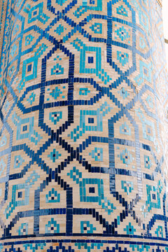 Registan mosaic pattern design 
