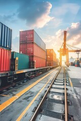 Fototapeta premium Global trade network key shipping routes and supply chain logistics mapping for navigation