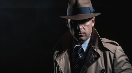 Mysterious Detective in Fedora