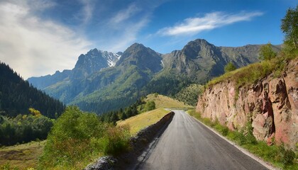 Fototapeta premium road in the mountains