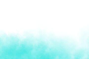 Realistic blue smoke effect vector with transparent background, decorative design element