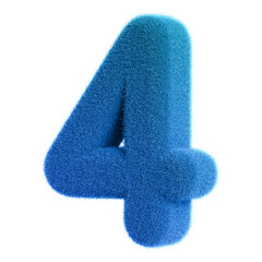 Blue Grass 3D Number 4