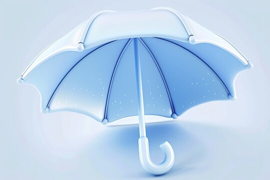 Regenschirm 01 - Farbschema 03. Beautiful simple AI generated image in 4K, unique.