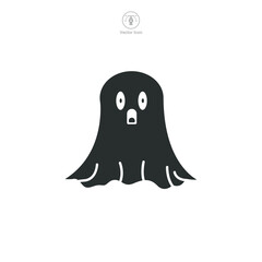 Ghost Icon symbol vector illustration isolated on white background