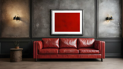 Frame Wall Art Mockup Living Room
