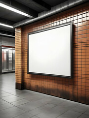 Billboard Frame Advertisement Mockup