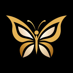 golden butterfly icon