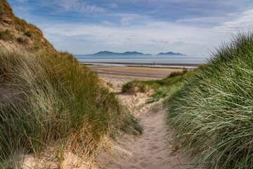 Obraz premium Lovely evening on Llandwyn Island Anglesey