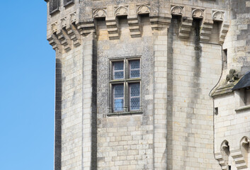 Renaissance castle of  Saumur, France.