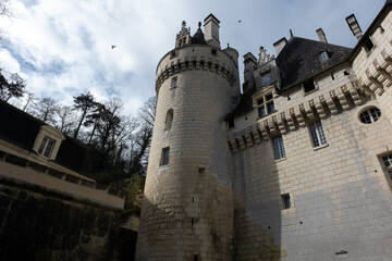 Renaissance castle of  Ussé, France.