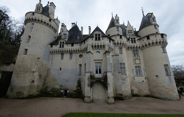 Fototapeta premium Renaissance castle of Ussé, France.
