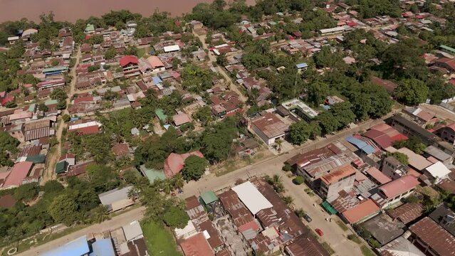 view of the city with river ucayali