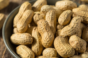 Brown Organic Raw Peanuts