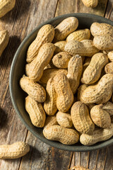 Brown Organic Raw Peanuts
