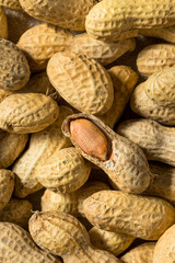 Brown Organic Raw Peanuts
