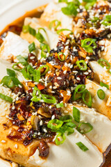 Asian Spicy Silken Tofu with Chili Sauce