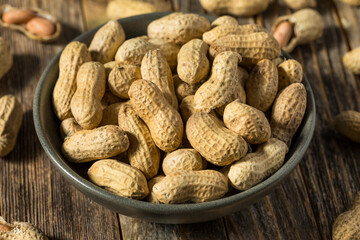Brown Organic Raw Peanuts