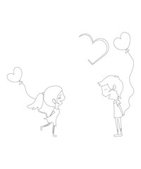 valentine coloring book page for kids and adults coloring book page black and white