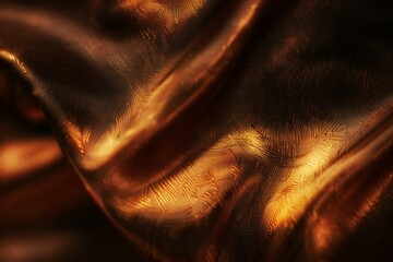 Golden satin texture background close up,  Luxury background