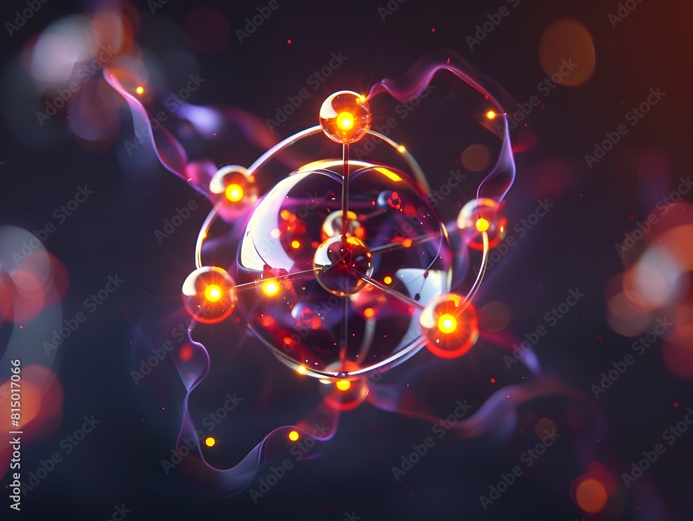 Poster visualization of gallium atom s electron and applications in semiconductors leds and solar cells