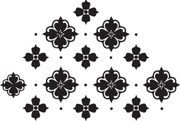 Simple Pattern Black and White Pattern