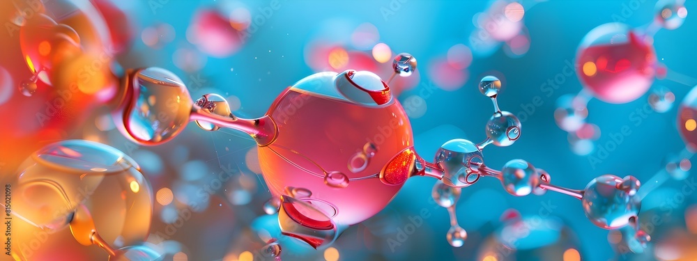 Poster visualizing the interplay of atomic orbitals in molecular hybridization