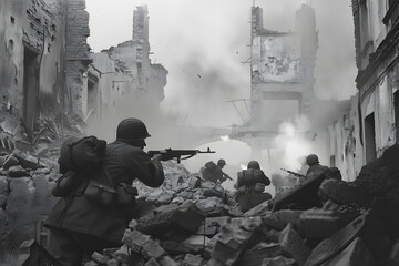 Tense anticipation: a poignant depiction of life on the frontline during WWII