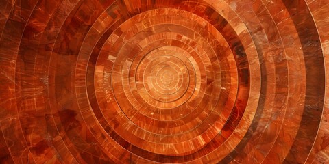 background,vibrant concentric circles ablaze with terracotta orange,creating a dynamic and energetic visual spectacle,concept of graphic,web design,advertising presentations and banners,