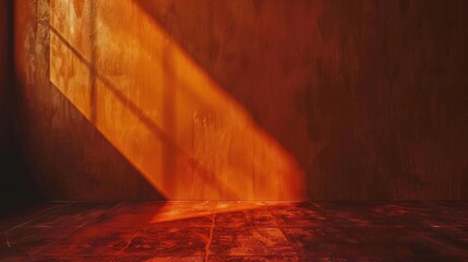 Dark Orange Studio Portrait Background hyper realistic 