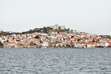 Fototapeta premium Canakkale city landscapes architectural buildings