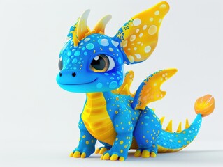 blue dragon cartoon