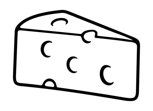recommend clip art: Piece of cheese, dairy and milk product. Food and meal, cheese factory and dairy farm, illustration