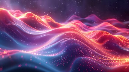 Fototapeta premium Abstract Space-Age Technology and Holography