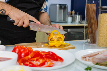 chef preparing food