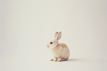 Obraz premium white rabbit