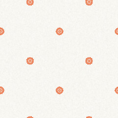 Peach fuzz botanical floral texture background with color of the year two tone linen fabric effect. Soft fresh modern flower cottagecore design, wallpaper and on trend repeat tile textures. 