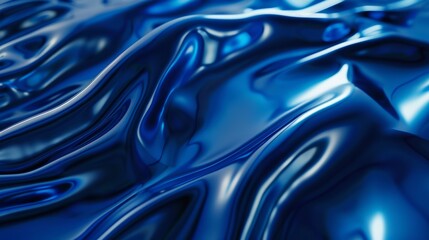 Abstract Blue background design, wallpaper art hyper realistic 
