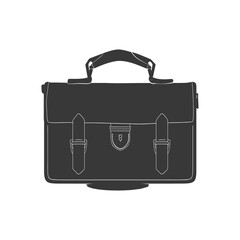 Silhouette briefcase black color only