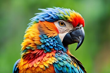 Obraz premium beautiful colorful macaw