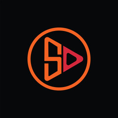 SO Letter Initial Logo Design Template Vector Illustration