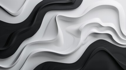 Minimal dark textured landscape background. 3D render of modern wallpaper. Simple graphic illustration banner. Wall surface with white and black colors. Simple elegant modern surface. hyper realistic 