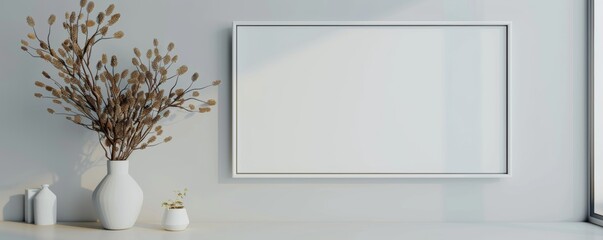 Enhance Your Walls: Display Your Memories with a Blank White Horizontal Picture Frame