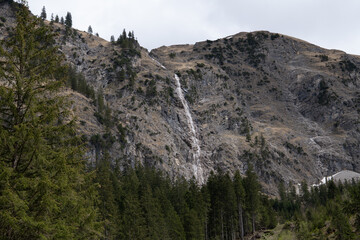 Alpine waterfall