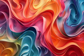 luxury 3d background colorful waves. colourful, texture,