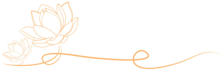 line art lotus flower for a vesak day