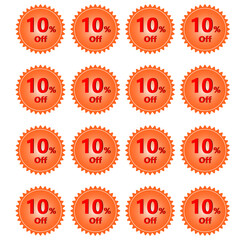10% Off Tag Vector Download