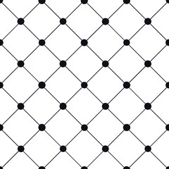 Seamless pattern. Black and white geometric background.